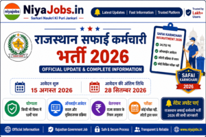 Rajasthan Safai Karmchari Recruitment 2026 – 24752 Posts